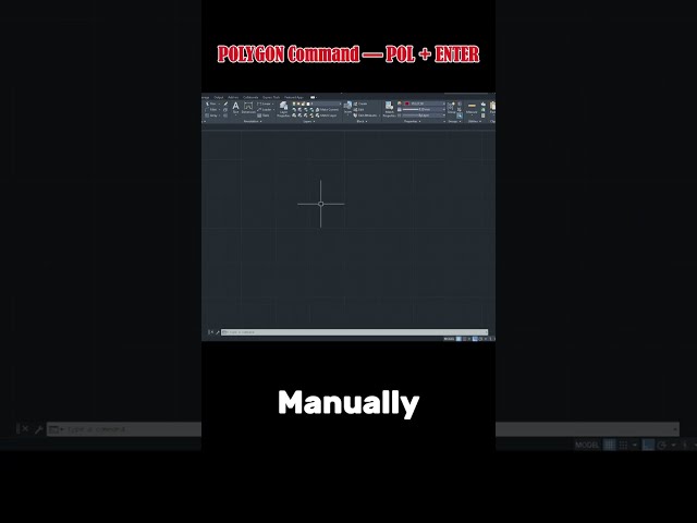 The Fastest Way to Draw a Polygon in AutoCAD #autocad #autocadshortcuts #autocadtutorial #caddesign