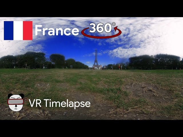 ⏰🎥 360° Timelapse: La Tour Eiffel | Paris, France 🇫🇷