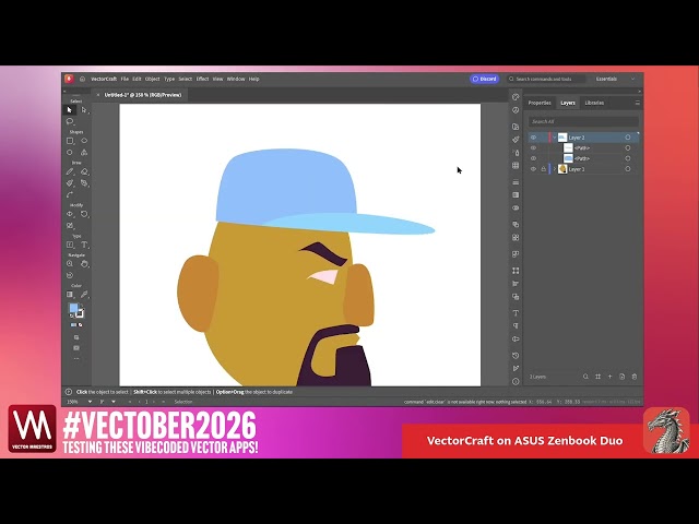 Vectober2026 drawing vectors and testing vector apps VectorCraft