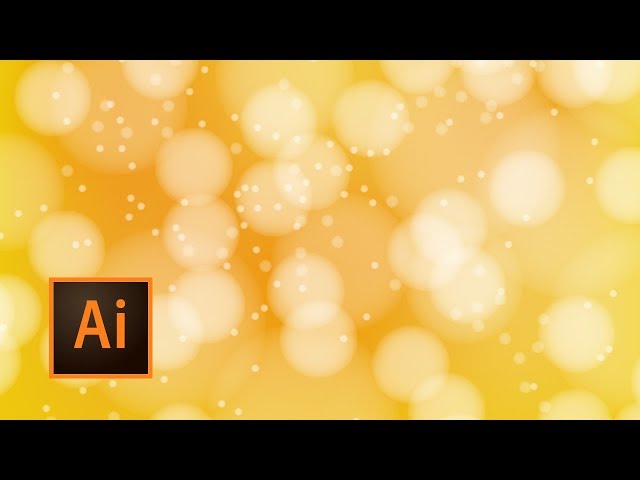 Illustrator Tutorial | How to Create a Bokeh Background