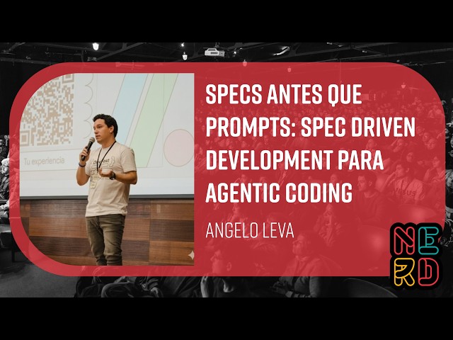 Specs over Prompts: Spec Driven Development for Agentic Coding - Angelo Leva