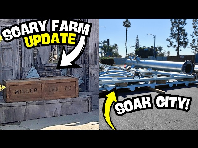 STEAMBOAT WILLIE GONE for Scary Farm 2026 | Soak City Construction, Park Updates! Knott's Berry Farm