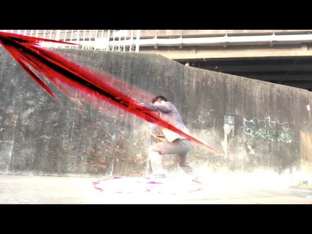 VFX Laundry Paul Warrior. -Japanese businessman game style action 182-