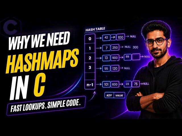HashMap in C | Introduction, Why We Need It & Real-World Usage