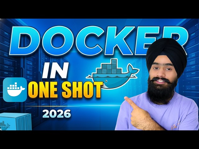 Docker Tutorial for Beginners 2026 - Docker for DevOps Engineer 