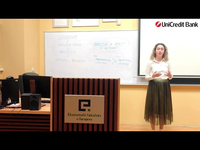 3MT 2026 - Hana Hadžiabdić: The influence of leadership on knowledge sharing and innovation in org.