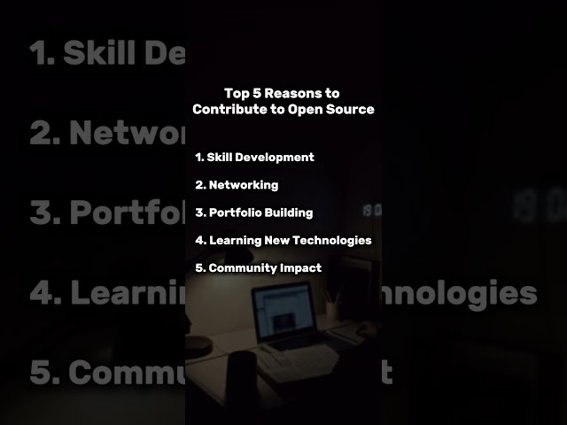 Top 5 Reasons to Contribute to Open Source #shorts #programming #teamwork