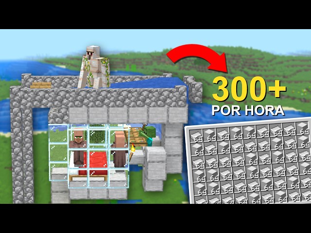 Nueva GRANJA de HIERRO 🔥 ¡MÁS FÁCIL! para Minecraft Java 26.3