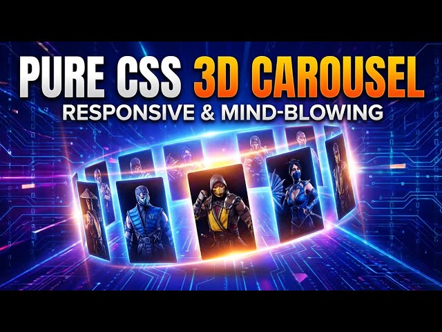 Create 3D Image Slider Effect Using Only CSS