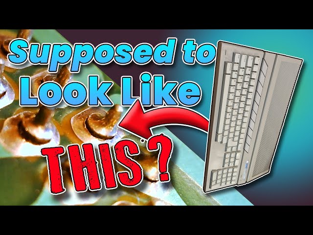 CRACKED solder Atari ST Joystick Port Repair