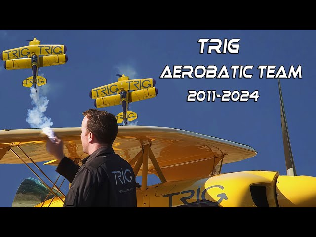 Remember The Trig Aerobatic Team  2x Pitts Special S-1D Richard Grace & Dave Puleston.  2011-2024 4K
