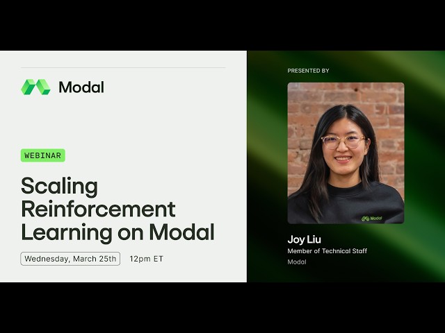 Scaling Reinforcement Learning on Modal