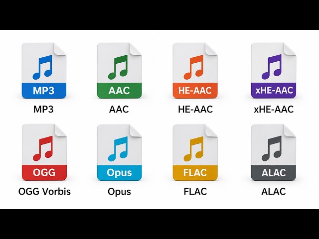 Every Music Streaming Codec Explained — MP3, AAC, FLAC, Opus & More!