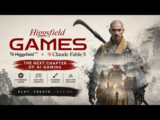 Meet Higgsfield Games 🧩 Build & Deploy Multiplayer Games with AI (Claude Fable 5) 🚀