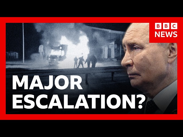 Russia struck near the Polish border. Is it a warning shot? | BBC News