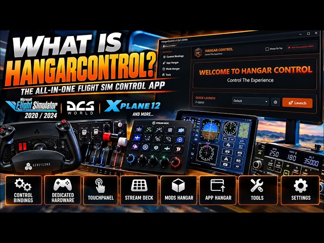 What Is HangarControl? The All-in-One Flight Sim Control & Hardware App