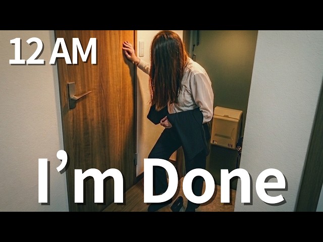 Working 5AM–2AM in Tokyo 🇯🇵 | Overtime & Cooking Dinner at Midnight