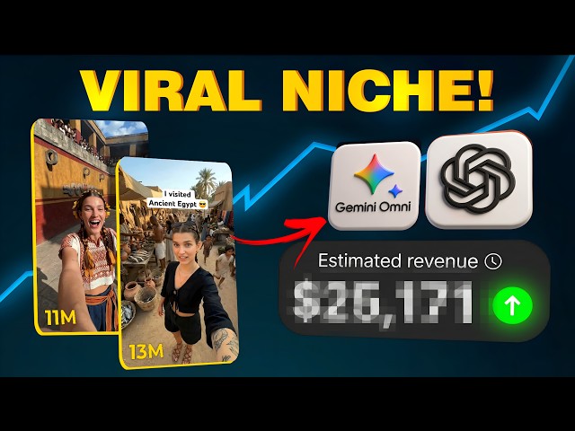 How to Make Viral AI Time Travel Vlogs using Free AI Tools (Full Blueprint!)