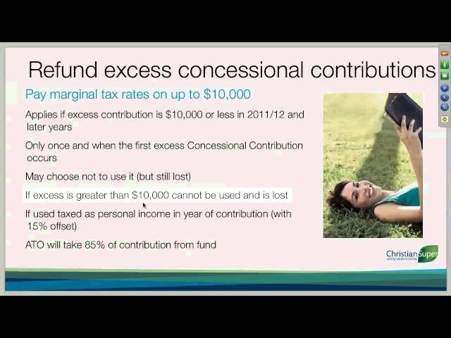 17 Refund excess concessional contributions