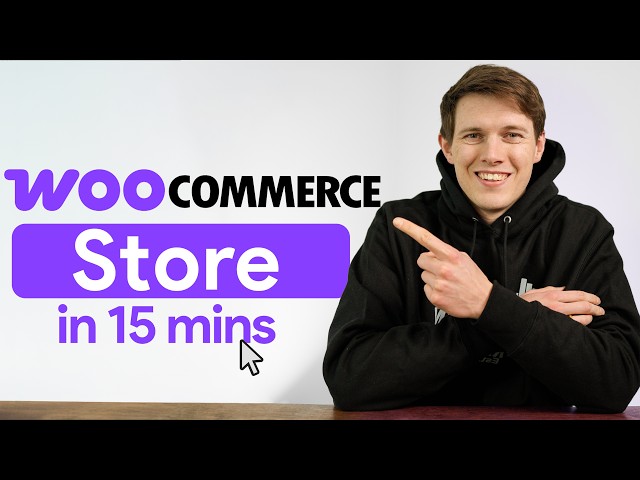 Build An eCommerce Store in 20 Minutes (WooCommerce Tutorial 2026)