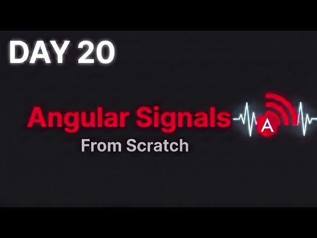 Learning Angular Signals From Scratch (Form models) — Day 20