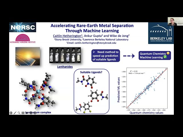Lightning Talk -Accelerating Rare Earth Metal Separation Through Machine Learning