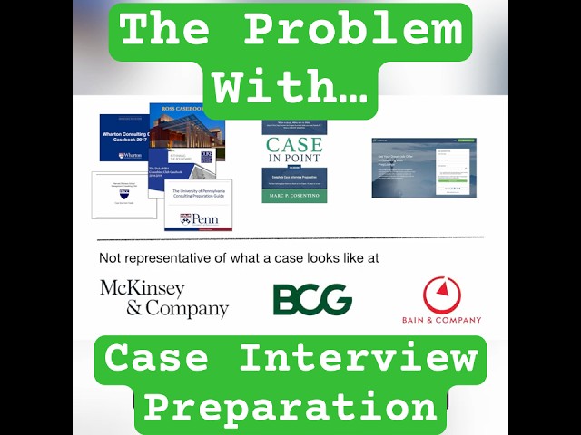 The issue with case interview cases you find online