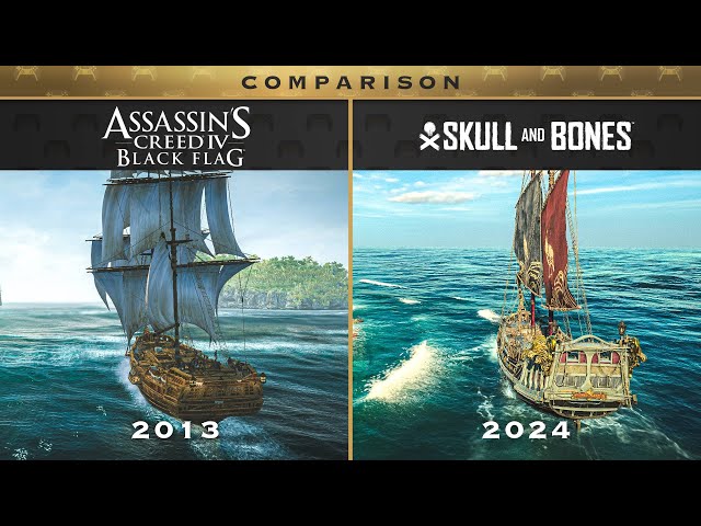 11 Years Old! ❯ AC IV Black Flag 🆚 Skull & Bones (Full Version) ❯ Comparison | Graphics & Combat