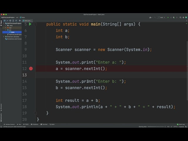 Java Tutorial: How to use the Debugger in IntelliJ