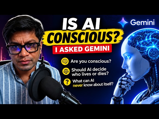 I Asked Gemini If AI Is Conscious… Then I Asked a Much Harder Question