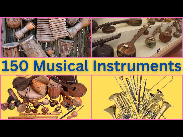 Musical Instruments Vocabulary || 150 Instrument Names