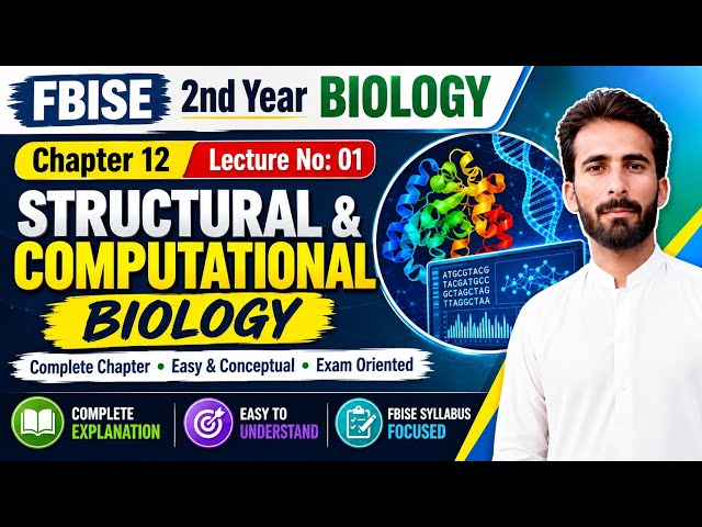 FBISE 2nd Year Biology | Chapter 12: Structural & Computational Biology | Complete Chapter Lecture