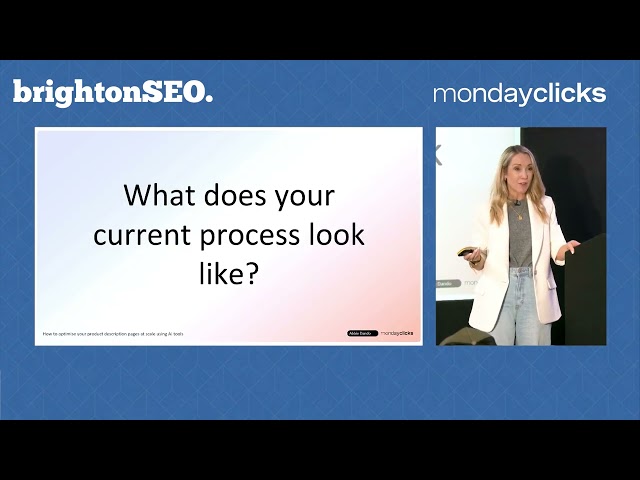 How to optimise product description pages at scale — brightonSEO October 2025 | Abbie Dando