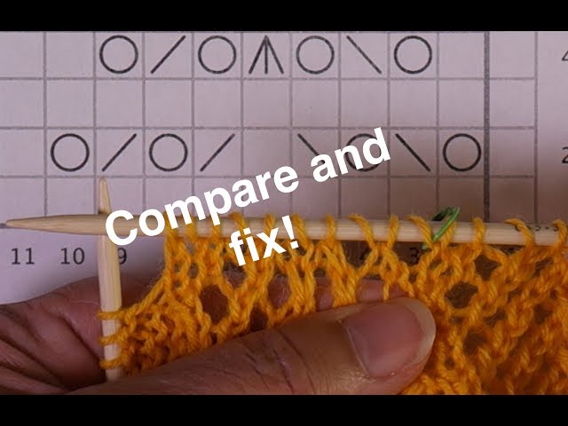 Fixing Basic Lace Knitting Mistakes // Technique Tuesday