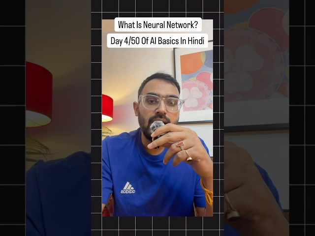 What is Neural Network in AI? | Day 4 | AI Basics in Hindi (30 Days Series)