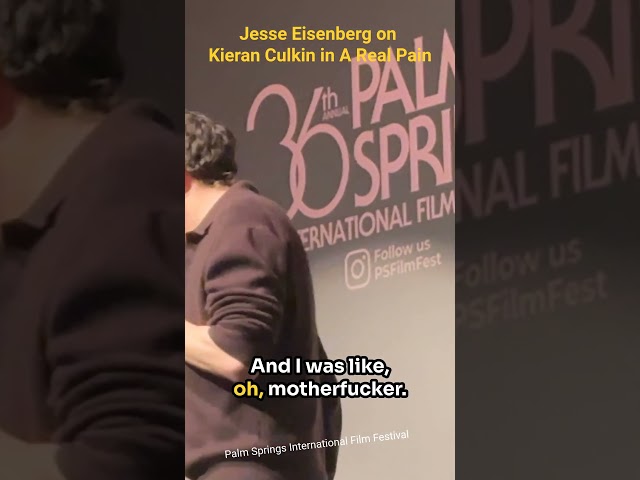 JESSE EISENBERG ON KIERNAN CULKIN IN "A REAL PAIN"