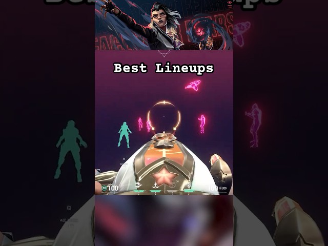 Fade 200 IQ Lineups 🧠 Map Ascent | Valorant Tips Tricks