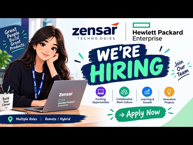 🚨 HPE IS HIRING – CLOUD DEVELOPER! 🚨