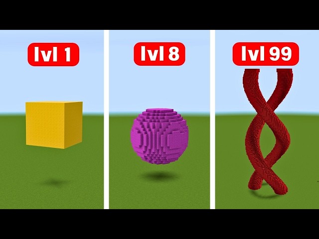 How to Build with Commands | Minecraft Commands Tutorial