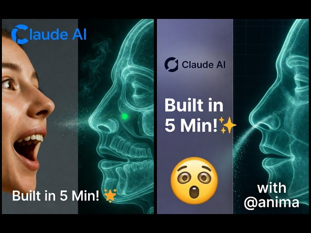 Claude AI Magic:X-Ray Nose Animationతో Breathing Exercise App! 🧠 2-5 Min Levels to Deep Calm & Focus