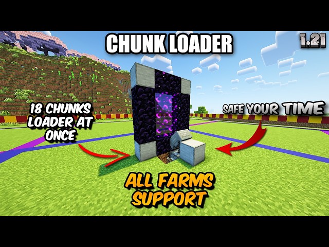 The FASTEST Chunk Loader for Minecraft 1.21 NO AFK REQUIRED