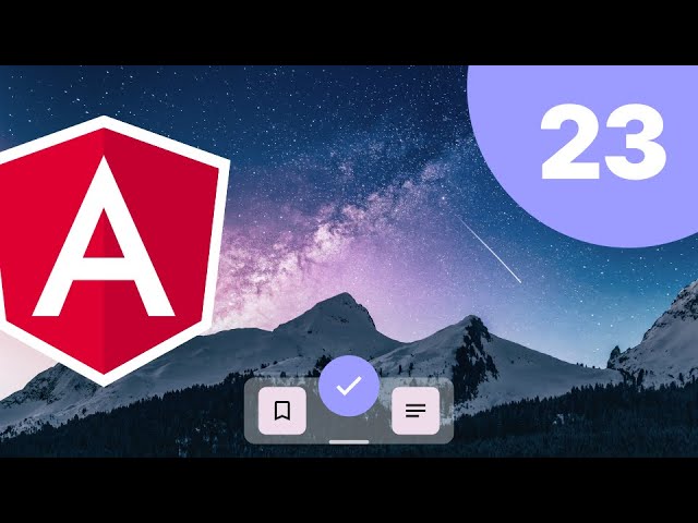 Part 23: Implementing Custom Notificactions | Angular - Build a Personal Dashboard App