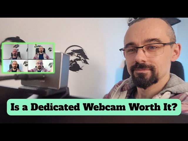 4K Webcam vs Laptop Camera: Can You See the Difference in Teams?