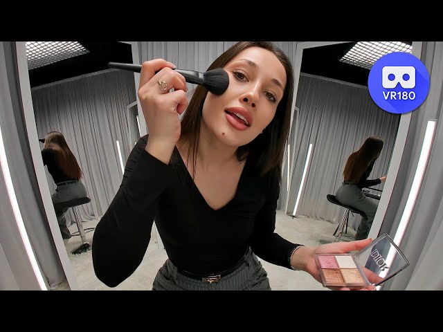 Through the Looking Glass: My Everyday Makeup Routine (POV) in VR180 3D