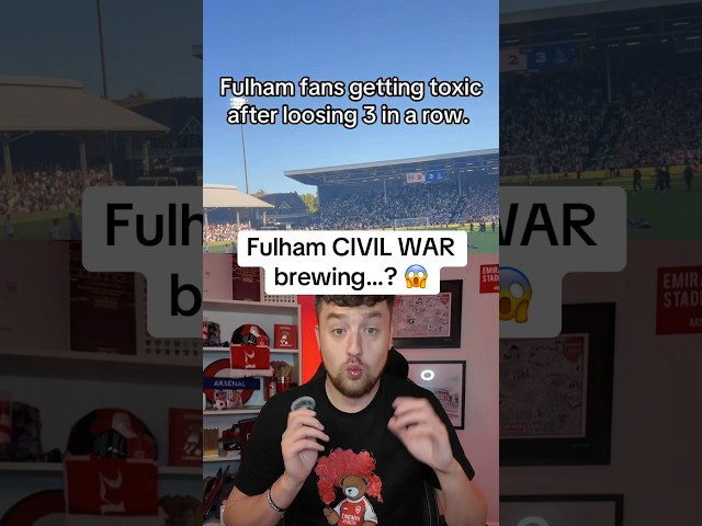 Fulham CIVIL WAR brewing…? 😱