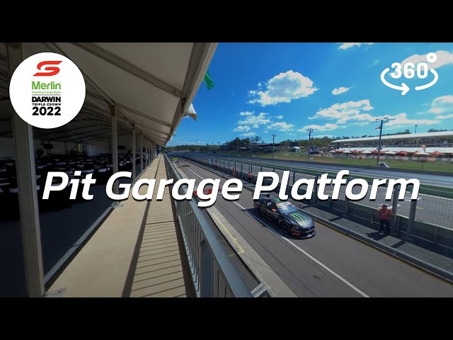 Darwin Supercars - Pit Garage Platform VR View
