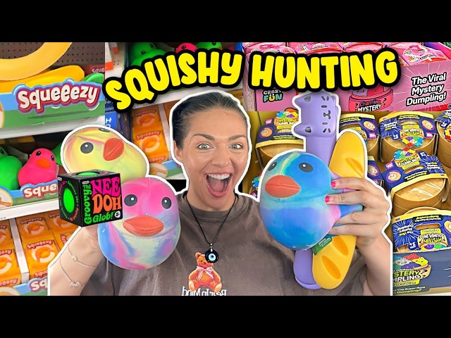I went ULTRA SQUISHY HUNTING in SPAIN! Dumplings, Needoh, Squeezy!😱