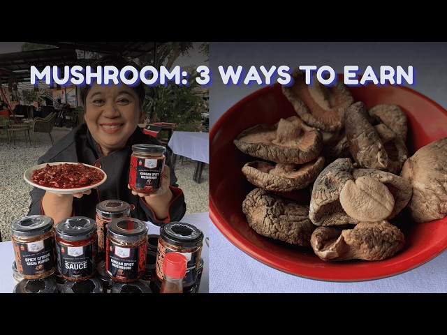 Turn Mushrooms Into 3 Products You Can Sell
