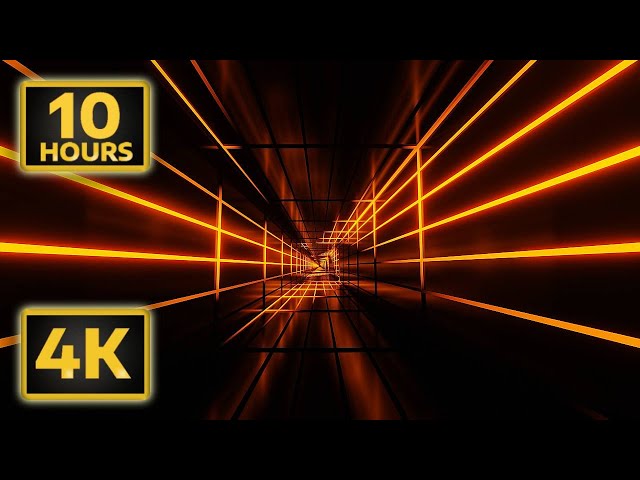 4K Backgrounds 10 Hours Colorful Loop Orange Luxury Screensaver No Sound