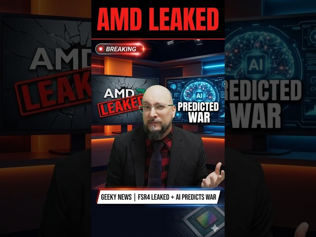 AMD LEAKED Their Own Tech + AI Predicted a WAR 🤯
